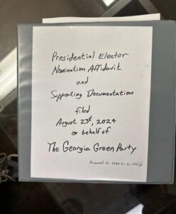 Binder of Supporting Documents required by Affidavit.